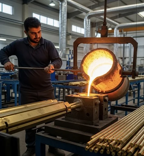 ریختگری در تولید شیر توکار